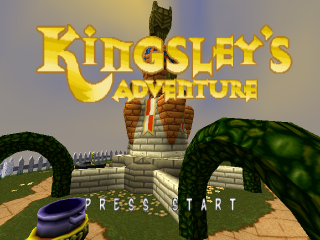 Kingsley's Adventures title screen for Playstation